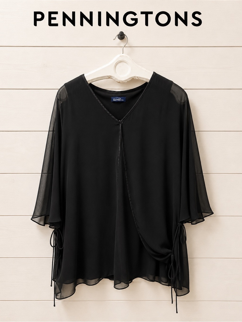 Black Batwing Top – Penningtons – Size X